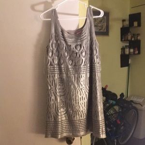 Metallic silver Lilly Pulitzer dress